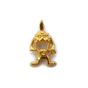 14K Yellow Gold Taz Tazmanian Devil Pendan…